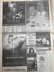 MİLLİYET GAZETESİ DOĞUM GÜNÜ HEDİYESİ - 6 ŞUBAT 1999 -TAM TAKIM 34 SAYFADIR -Tunca Bengin-Orhan Falelioğlu-Barış Manço-Vahap Yazaroglu-Metin Tokher-Sami Kohen-Hasan Cemal-Güneri Cıvaoğlu-Hüseyin Kıvrıkoğlu-Zekeriya Temizel-Selahattin Özmen-Turgay Bayazıt-Erdoğan Şenay-Feyyaz Uçar-Togay Bayatlı-Kartal Yiğit-Gürcan Bilgiç-Vedat Vatansever-Vedat Saygı-Vedat Caglar-Fevzi Aksoy-Mustafa Denizli-Selim Mümtaz-Atilla Tüfek-Tuncay Örnek-Ali Sirmen-Ahmet Çakar-Rahim Zafer-Feyyaz Uçar-Köksal Özbek-Sergen Yalçın-Özgün Özgürgün-Mike Tyson-Cem Yılmaz-Mazhar Alanson-Brad Pitt-Anthony Hopkins-Wesley Snipes-Stephen Dorff-Ömer Vargı-Melike Demirağ-Müjdat Gezen-Haluk Bilginer-Gülriz Sururi-Müzeyyen Senar-Nükhet Duru-Tarkan Tevetoglu-Benim Adım Joe-Robbie Williams-Bülent Ortaçgil-Cem Karaca-Barış Manço anısına-Krallar da ölür-Kartal söktü aldı-Krize Hataylı formülü-G.Saray Dünya 23’sü-Avrupa Şampiyonası garanti-Her şey çok güzel olacak-Bıçağın iki yüzü-Joe Black-Hayat Güzeldir-İlk görüşte aşk-Aşk Mektubu