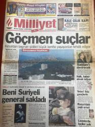 MİLLİYET GAZETESİ DOĞUM GÜNÜ HEDİYESİ - 1 MART 1999 -TAM TAKIM 34 SAYFADIR -Ahmet Tulgart-Gülay Yılmaz-Haluk Kırcaali-Güneri Cıvaoğlu-Hüseyin Kıvrıkoğlu-Ayşen Gürbüz-Vahap Yazaroglu-Metin Tokher-Sami Kohen-Hakan Şükür-Burak Yılmaz-Hagi-Hakan Şaş-Rahim Zafer-Ahmet Çakar-Doğan Koloğlu-Gürcan Ata-Bilal Meşe-Kartal Yiğit-Bilal Halifeoğlu-Damon Aycı-Erhan Güner-Afşin Yakuboğlu-Sina Koloğlu-Erman Şener-Cem Yılmaz-Haldun Taner-Haldun Dormen-Gülriz Sururi-Ayla Erdran-Ayşegül Sarıca-Nurhan Yılmaz-Derya Baykal-Şükran Moral-Müjdat Gezen-Melike Demirağ-Atilla Özdemir-Gökmen Aydın-Ed Harris-Susan Sarandon-Julia Roberts-Roberto Benigni-Nicoletta Braschi-Leonardo DiCaprio-Kate Winslet-Danny DeVito-Tom Hanks-Kenan İmirzalıoğlu-Melike Zobu-Selim Erdoğan-Tamer Karadağlı-Nihat Odabaşı-Doğan Hızlan-Göçmen suçlar-Beni Suriyeli general sakladı-Süreyya Paşa kuşatması-Apo’ya karşı miting-Merhaba yeni kral-Çirkin saldırı-Beşiktaş’ta Yaman günler-Eleştiri ve aklama-Kritik zirve-Umut yerlilerde-Hayat Güzeldir-Ti