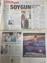 MİLLİYET GAZETESİ DOĞUM GÜNÜ HEDİYESİ - 3 EYLÜL 1999 - TAM TAKIM 30 SAYFADIR -Hüseyin Kıvrıkoğlu-Bülent Ecevit-Hikmet Çetin-İsmail Cem-Hüsamettin Özkan-Hasan Cemal-Güneri Cıvaoğlu-Rafet Aslan-Halil Özer-Vedat Danacı-Gökhan Türe-Erdoğan Şenay-Bilal Meşe-Doğan Koloğlu-Altuğ Atalay-Kartal Yiğit-Afşin Yakuboğlu-Sina Koloğlu-Erman Şener-Bilal Meşe-Haluk Kırcaali-Fatih Terim-Mustafa Doğan-Faruk Süren-Yorgo Batatoudis-Hikmet Çetin-Karolos Papoulias-Mustafa Denizli-Niall Quinn-Abdullah Doğan-Vedat Okyar-Rıdvan Dilmen-Murat Yakın-Fuat Yaman-Tayfur Havutçu-Kevin Keegan-Mustafa Er-Şenol Güneş-Fahri Karagözoğlu-Hikmet Karaman-Mustafa Reşit Akçay-Mustafa Er-Tarık Tüfekçioğlu-Spor yazarları-Ergün Attar-Murat Belge-Kaan Kural-Sadi Karagözoğlu-Mustafa Çakar-Mustafa Denizli’den çalım-Mustafa Doğan şoku-Sırtımdan vuruldum-Bu dostluk bitmesin-Sivil başkaldırı-Helsinki son durak-TV’nin önlenemeyen yükselişi-Türk Yunan barış köprüsü-Bu dostluk bitmesin-Denizli’den çalım-Haydi Ümitler-Hedef Beşiktaş