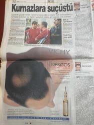 MİLLİYET GAZETESİ DOĞUM GÜNÜ HEDİYESİ - 12 EKİM 2003 - TAM TAKIM 36 SAYFADIR -Güneri Cıvaoğlu-Hasan Cemal-Pınar Aktaş-Güldal Duran-Yavuz Donat-Hakan Şükür-Alpay Özalan-David Beckham-Şenol Güneş-Bilal Meşe-Atilla Gökçe-Erdoğan Şenay-Ercan Güven-Halil Özer-Bilgin Gökberk-Mehmet Demirkol-Yalçın Türk-Servet Çetin-Tomas Zdebel-Ali Güneş-Ümit Özat-Daum-Fatih Terim-Mircea Lucescu-Kaan Dobra-Orhan Yıldırım-Vedat Danacı-Serkan Hacıoğlu-Gökhan Özer-Nihat Kahveci-Mustafa Kutluhan-Tuncay Şanlı-Rüştü Reçber-Hakan Ünsal-Emre Belözoğlu-Tugay Kerimoğlu-Ergun Gürsoy-Şenol Birol-Güven Kıraç-Gülse Birsel-Kral Muhammed VI-Salma Bennani-Vladimir Putin-George Bush-Tanju Çolak-Servet Yardımcı-Yekta Yücel-Yılmaz Vural-Yumruk yumruğa-Yaratıcı olamadık-Adresim aynı kaderim aynı-Sinir harbi-Gizli zenginler-Milli şölen-Kalplerimiz daima sizinle-Yemek dayağı-Kartal orta Kaan peki