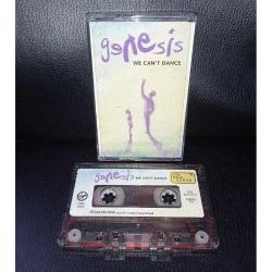 Kaset Genesis we can't dance albümü. Orijinal 1991 Kağıt Baskı