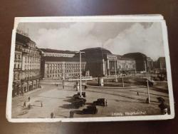 KRT155-- -1935 LEIPZIG MEYDAN ALMAN KARTPOSTALI