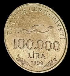 1999 100 Bin Lira Çil