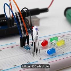 Arduino uyumlu Elektronik Başlangıç Kiti (830 bileşenli Tam Set)