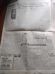 Cumhuriyet Gazetesi - 31 Ekim 1949 - başbakanın rolü Cumhuriyet Başmakale - Dışişleri bakanımız Necmettin Sadak uçakla Paris'e gitti fotoğraf - Necmettin Sadak Tito'nun inanmış bir komünist olduğundan şüphesi bulunmadığını söyledi - hava birliklerimiz tepkili uçaklarla takviye ediliyor - ilk parti 40 50 vampir uçağı bugünlerde memleketimize gelecek fotoğraf - Hava Kuvvetleri başkomutanı Orgeneral Zeki Doğan fotoğraf - Amerikalı tanınmış gazeteci Walter Lippmann İstanbul'da fotoğraf - Celal Bayar Manisa'da Dün mühim bir konuşma yaptı - Galatasaray Vefa'yı 1 0 mağlup etti fotoğraf - 7.500 saat Uçan kadın Jacline Cochrane fotoğraf - Truman'ın İsmet İnönü'ye telgrafı -  Çelik Kralı Andrew Carnegie - Ankara'da Mehmet Akif sokağı - Turgut Reis yazan Halikarnas Balıkçısı Yazı Dizisi - İstanbulspor Emniyet 1 1 berabere kaldı - Nafi Atuf Kansunun cenazesi Dün törenle kaldırıldı - Zafer abidesi filmi Melek sinemasında - İstanbul Ankara Radyosu Programı - Parker 51 dolma kalem - Tiyatro