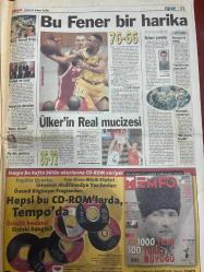 MİLLİYET GAZETESİ DOĞUM GÜNÜ HEDİYESİ - 5 ŞUBAT 1999 - TAM TAKIM 34 SAYFADIR -Yılmaz Durak-Güneri Cıvaoğlu-Hasan Cemal-Doğan Koloğlu-Erdoğan Şenay-Kartal Yiğit-Ersoy Özdem-Gürcan Bilgiç-Vedat Vatansever-Halil Özer-Gülberk-Erman Şener-Şebnem-Güneri Cıvaoğlu-Sina Koloğlu-Feray Öztürk-Umur Talu-Gökhan Töre-Michael Jordan-Grant Hill-Kobe Bryant-Shaquille O’Neal-Kournikova-Barış Manço-Muzaffer İlkar-Zekai Tunca-Necdet Tokatlıoğlu-Sezen Cumhur Önal-Hakkı Yalçın-Muzaffer İlkar-Şükran Ay-Hümeyra-Zuhal Olcay-İbrahim Tatlıses-Yılmaz Erdoğan-Tarih gibi şarkılar-Yatırımcı çete-Huzurevinde facia-İnternette dokunmatik modeller-Hakemler adil değil-Fener’e dev bütçe-Hakan günah çıkarttı-Hagi örnek bir usta-Sergen de kadroda-Kortta yeni lezbiyen-NBA bank açılıyor