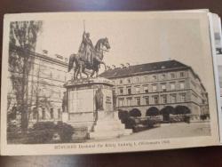 KRT156-- -ALMANYA MÜNİH KRALLUDWING 1 ANITI KARTPOSTAL