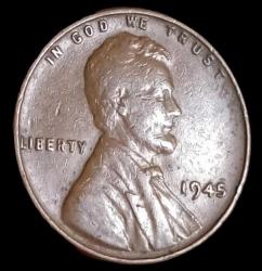 Amerika 1945 Lincoln Cent
