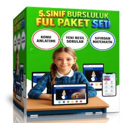 5. Sınıf Bursluluk Hazırlık Eğitim Seti (Online Ful Eğitim)