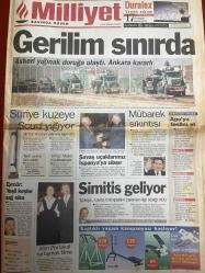 MİLLİYET GAZETESİ DOĞUM GÜNÜ HEDİYESİ - 6 EKİM 1998 - TAM TAKIM 38 SAYFADIR -Süleyman Demirel-Hüsnü Mübarek-Hafız Esad-Turgut Özal-Yasemin Çongar-Hasan Cemal-Güneri Cıvaoğlu-Sami Kohen-Tunca Bengin-Doğan Koloğlu-Fatih Terim-Mustafa Denizli-Bilal Meşe-Yalçın Türk-Halil Özer-Kartal Yiğit-Necmi Kepçetutan-Sinan Sümüt-Tuncay Şen-Sina Koloğlu-Erman Şener-Ataizi-Şeref Oğuz-Yasemin Çongar-Ralph Fiennes-Uma Thurman-Sean Connery-John Travolta-Emma Thompson-Robert Redford-Kristin Scott Thomas-Emma Peel-Güneri Cıvaoğlu-Rasim Cinisli-Gerilim sınırda-Suriye kuzeye Scud yığıyor-Simitis geliyor-Almanya’da deprem-Türkiye gurur duyacak-Bilbao’ya G.Saray modeli-Amokachi bilmecesi-Arena perdeyi açıyor-Godzilla-Atlara Fısıldayan Adam-Kirli Yarış-Tatlı Sert - İdil Koleksiyon