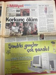 MİLLİYET GAZETESİ DOĞUM GÜNÜ HEDİYESİ - 3 EKİM 1998 - TAM TAKIM 36 SAYFADIR -Mesut Yılmaz-Yalım Erez-Fikret Bila-Güneri Cıvaoğlu-Sami Kohen-Tunca Bengin-Yasemin Çongar-Batu-Kamer Genç-Recep Tayyip Erdoğan-Ünal Korukçu-Samih Tütüncü-Fatih Terim-Hagi-Attila Türker-Halil Özer-Zafer Atamer-Ragıp Tekin-Tuncay Şen-Ömür Avcı-Yalçın Türk-Fevzi Aksoy-Demet Akalın-Serdar Benli-İbrahim Tatlıses-Sakıp Sabancı-Serkan Duygu-Edith Piaf-Asker emir bekliyor-Parma’da doping çıktı-Norveç’e Türk çıkarması-G.Saray’da Rumen operasyonu-Milli maraton başlıyor-Hami isyan etti-İç çamaşırı mayo yasak-Sabancı: Politikacılar Tatlıses kadar olamadı