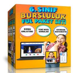 6. Sınıf Bursluluk Hazırlık Eğitim Seti (Online Ful Eğitim)
