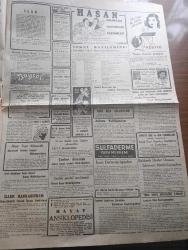 Cumhuriyet Gazetesi - 7 Kasım 1949 - çok dikkat edilecek bir nokta Cumhuriyet Başmakale - Sabahattin Ali'nin öldürüldüğü yerde Dün bir keşif yapıldı - Ali Ertekin Sabahattin Ali'yi öldürdüğü yerde oturuyor fotoğraf - kremlin'in tehditlerle dolu sulh taarruzu - Sovyet politbürosundan Malenkov Molotov Voroşilov Ve Stalin bir merasimi seyrederken fotoğraf - Demokrat Parti başkanı Celal Bayar hedefimiz yakındır diyor - Çalışma Bakanı Reşad Şemsettin Sirer'in Adana'daki konuşması - Fenerbahçe 1 Galatasaray 0  fotoğraf - askerlik müddeti azaltılmayacak - Moskova'da 3 yıl yazan Bedell Smith Yazı Dizisi - Farabinin ölümünün bininci yıldönümü yazan doktor Kemal Saraçoğlu - Chopin konseri Dün verildi - Turgut Reis yazan Halikarnas Balıkçısı Yazı Dizisi - Kara şeytan filmi Atlas sinemasında - yeni ses tiyatrosunda Deli Gönül - serbest güreş birinciliklerini Kasımpaşa kazandı - Perihan Altındağ Sözeri Ve İsmail Dümbüllü bu akşam Kadıköy Süreyya sinemasında - Dram kısmında Faust oyunu - Philips