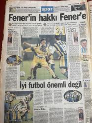 MİLLİYET GAZETESİ DOĞUM GÜNÜ HEDİYESİ - 1 KASIM 1998 - TAM TAKIM 34 SAYFADIR -Ayşe Kulin-Levent Kırca-Güneri Cıvaoğlu-Sezen Aksu-Türkan Soray-Ali Poyrazoğlu-Gazaner Özcan-Halil Özer-Togay Bayatlı-Doğan Koloğlu-Ahmet Çakar-Erdoğan Şenay-Yalçın Türk-Ömer Üründül-Tankut Antakyalıoğlu-Ömür Avcı-Cemal Ersen-Lefter-Hüseyin Kırcalı-Fevzi Gözlüer-Bülent Uzun-Kennedy-Hagi-Arif Hasan Şaş-Hikmet Karaman-Bolic-Ayşe Kulin Bosna’yı yazıyor-Sanatçı direnişi-Hava korsanı gece gömüldü-F.Bahçe söktü aldı-Hagi varsa sorun yok-Oğuz komedisi-Maç saatlerine öfke-Fener’in hakkı Fener’e-İyi futbol önemli değil-İstanbul tatsız golsüz-Trabzon’da şok ve öfke-Futbol Federasyonu’nda yetki krizi