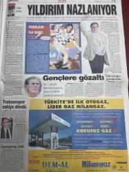 MİLLİYET GAZETESİ DOĞUM GÜNÜ HEDİYESİ - 22 HAZİRAN 2001 -TAM TAKIM 32 SAYFADIR -Necmettin Erbakan-Abdullah Karaoğlan-Fikret Bila-Hasan Cemal-Güneri Cıvaoğlu-Hakan Şükür-Erdoğan Şenay-Hagi-Süren-Arif-Jardel-Zahovic-Sergen Yalçın-Nouma-Ayhan Serkan Serhat-Naim Süleymanoğlu-Tarkan-Bilge Öztürk-Hülya Avşar-Sezen Duygu-Aysel Gürel-Sinan Çetin-Nihan Abla Kenan Baykent-Sadece levha değişir-Kafamızda deprem var-Yıldırım nazlanıyor-Hakan işi bitti-Gençlere gözaltı-Çek oyunu-Cim Bom’da yüksek tansiyon-Jardel’e banka şoku-Ayhan’ın sabrı taştı-Beşiktaş beklemede-Bir darbe de sevgilisine-Bacağa bakıp şaşırmayın-Avşar kızı yine dağıttı