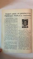 KADIN DERGİSİ, SİYASAL, SOSYAL, EĞİTSEL - TARİH: EKİM 1975 SAYI: 1081 POLİTİKA BU MU?, YAZAR: İFFET HALİM ORUZ - MURAT MUSULLUOĞLU'NUN BAŞARISI, YAZAR: HASENE İLGAZ - ANNE CİĞİM, YAZAR: EMİN RECEP GÜREL - İLGİNÇ BİR GÖSTERİ, - BANGALDES'İN RUHU ADINI TAŞIYAN GRAVÜR SERGİSİ, YAZAR: MES'UDE HONSARE - PERİHAN PARLA'YI KAYBETTİK, YAZAR: FERİT RAGIP TUNCOR - SALİHA ANIL   - MONİR İSLAM - ADİL ÜLKÜ - HEKİMLİKTE TÜRK KADININ YERİ, YAZAR : PR.DR. İLHAN KERSE - OSMANLI DEVRİNE SAHNEYE İLK ÇIKAN TÜRK KIZI AFİFE, YAZAR : F. RAGIP TUNCOR - SAYIN MELİH ÖZER VE SEVMEYİ SEVMEK KİTABI - KANUNİ SULEYMAN VE EMRİ ŞİİRİ, YAZAN: SEMİHA CEMAL KANBAY - YOKSULLARA YARDIM DERNEĞİNDE 80 KİŞİLİK İFTAR, YAZAR : MERAL DİVİTÇİ, LEMAN ARBATLI, SUZAN ARTAR - BESTECİLERİMİZİ TAKDİR VE TEŞVİK EDELİM, YAZAR :  SABRİ SÜHA - FÜSUN YÜCESOY - MUTLULUK ÜSTÜNE, YAZAR :  HALİT ÇELİKOĞLU - KENAN TAYMAZ  -  - TAM TAKIM EKSİKSİZ 36 SAYFA