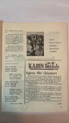 KADIN DERGİSİ, SİYASAL, SOSYAL, EĞİTSEL - TARİH: EKİM 1975 SAYI: 1081 POLİTİKA BU MU?, YAZAR: İFFET HALİM ORUZ - MURAT MUSULLUOĞLU'NUN BAŞARISI, YAZAR: HASENE İLGAZ - ANNE CİĞİM, YAZAR: EMİN RECEP GÜREL - İLGİNÇ BİR GÖSTERİ, - BANGALDES'İN RUHU ADINI TAŞIYAN GRAVÜR SERGİSİ, YAZAR: MES'UDE HONSARE - PERİHAN PARLA'YI KAYBETTİK, YAZAR: FERİT RAGIP TUNCOR - SALİHA ANIL   - MONİR İSLAM - ADİL ÜLKÜ - HEKİMLİKTE TÜRK KADININ YERİ, YAZAR : PR.DR. İLHAN KERSE - OSMANLI DEVRİNE SAHNEYE İLK ÇIKAN TÜRK KIZI AFİFE, YAZAR : F. RAGIP TUNCOR - SAYIN MELİH ÖZER VE SEVMEYİ SEVMEK KİTABI - KANUNİ SULEYMAN VE EMRİ ŞİİRİ, YAZAN: SEMİHA CEMAL KANBAY - YOKSULLARA YARDIM DERNEĞİNDE 80 KİŞİLİK İFTAR, YAZAR : MERAL DİVİTÇİ, LEMAN ARBATLI, SUZAN ARTAR - BESTECİLERİMİZİ TAKDİR VE TEŞVİK EDELİM, YAZAR :  SABRİ SÜHA - FÜSUN YÜCESOY - MUTLULUK ÜSTÜNE, YAZAR :  HALİT ÇELİKOĞLU - KENAN TAYMAZ  -  - TAM TAKIM EKSİKSİZ 36 SAYFA