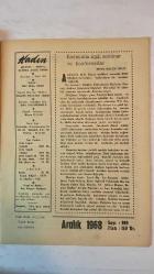 KADIN DERGİSİ, SİYASAL, SOSYAL, EĞİTSEL - TARİH: ARALIK 1968 - SAYI: 999  KADINLIKLA İLGİLİ SEMİNER VE KONFERANSLAR, YAZAR: İFFET HALİM ORUZ - JACQUELINE VE DÜNYA BASINI, YAZAR: ÖZEN ÖZÇAĞLAR - MİNARELER VE KANDİLLER, YAZAR: HASENE ILGAZ - BİR YIL DÖNÜMÜ VE BİR YAZI, YAZAR: ORUZ - AYIN KADIN SANATÇILARI - EBE HEMŞİRE VE HASTABAKICI İHTİYACINI GİDERMEK İÇİN, YAZAR : A. REFİK NOYAN - PADİŞAHIM ÇOK YAŞA, NEJAT UYGUR, ŞAKİR PALANCIOĞLU - AŞK ÇORBASI - SUNA KAN'IN KONSERİ, YAZAR: N.AYTEN ATASAĞUN - MEŞELİK, A. HALİM UĞURLU - KÜÇÜK BEBEK GASKONYALIDA SON KADINLAR MATİNESİNDE GÖRDÜKLERİM  - TAM TAKIM EKSİKSİZ 36 SAYFA