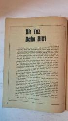 KADIN DERGİSİ, SİYASAL, SOSYAL, EĞİTSEL - TARİH: EYLÜL 1977 - SAYI: 1104  ULUSLARARASI İZMİR FUARI YAŞANTISINI CANLANDIRDI, YAZAR: SABRİ PEKSEN - SAFRANBOLU'DA BİLGİN HALKA YAYILMASI SEMİNERİ, YAZAR: HASENE ILGAZ - BİR YAZ DAHA BİTTİ, YAZAR: AYŞEN ERKALIR - 10. DONANMA KUPASI DENİZ YARIŞMASI, YAZAR: BELİRTİLMEMİŞ - ÇARE BULMAZSIN NEDEN?, YAZAR: ADİL ÜLKÜ - SABAH OLACAK..., YAZAR: SEVİLAY FIDANOĞLU - YAZIK OLDU SANA GÜZELİM VESSELAM, YAZAR: KENAN TAYMAZ - AHMET HİKMET - FERİT RAGIB TUNCAN - GÖZLEİRME BAK, SEVLAY FİDANOĞLU - YAĞMUR GÖZLÜM'E, MÜNEVVER SARIOĞLU - YALANCI YARINLAR, YAZAR : ADİL ÜLKÜ - KENAN AKANSU  - TAM TAKIM EKSİKSİZ 36 SAYFA