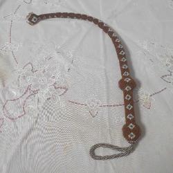 Osmanlı İşi Boncuk Örme Kırbaç (Cezaevi yapımı)