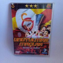 DVD Galatasaray Unutulmaz Maçlar Mehmet Ali Birand. Kitapçık mevcut, CD temiz. Kartonette fotoğrafta görülen hafif yıpranma var.