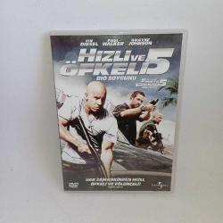 DVD hızlı ve öfkeli 5. Türkçe Dublaj ve altyazı seçenekli. Orijinal. Sorunsuz çalışıyor.