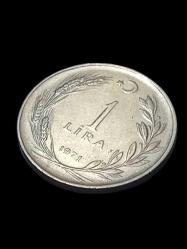 Cumhuriyet Dönemi 1 LİRA 1969 Madeni Koleksiyon Para Hobi Hediye Antika Darphane