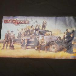 TÜRKİYEDE TEK. CARNİVALE DİZİ TİŞÖRT. L BEDEN. GİYİLMEDİ.