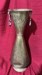 ANTİKA KOMPLE PİRİNÇ BÜYÜK BOY VAZO