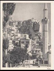 Eski Ürgüp siyah beyaz kartpostal Tasvir neşriyat