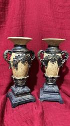 DEKORATİF ŞIK GÖRÜNÜMLÜ MUMLUK ÇİFT