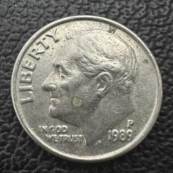 ABD 1 Dime 1989 P. Amerika Birleşik Devletleri