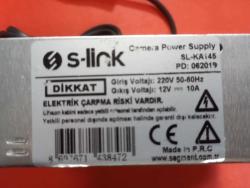 S-LİNK SL-KA145 12V 10A 120W Fansız Adaptör Güç Kaynağı Trafo (Çift çıkışlı, Sorunsuz , Kaliteli , İkinci EL)