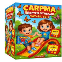 Çarpma Öğreten Oyuncak YAZ-SİL Seti (2 Süper Set)
