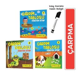 Çarpma Öğreten Oyuncak YAZ-SİL Seti (2 Süper Set)