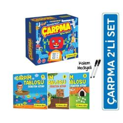 Çarpma Öğreten Oyuncak YAZ-SİL Seti (2 Süper Set)