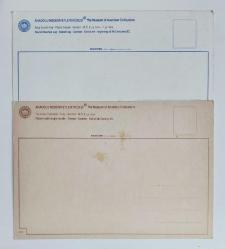 Anadolu Medeniyetleri Müzesi/Ankara. Tek Kulplu Testicikler, Tunç ve Boya Bezeli Kap, Pişmiş Toprak Temalı Kartpostal. 1990'lar. (2 Adet-Haliyle)