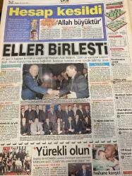 MİLLİYET GAZETESİ DOĞUM GÜNÜ HEDİYESİ - 20 EKİM 2002 -TAM TAKIM 36 SAYFADIR -Ebru Gündeş-Deniz Baykal-Güneri Cıvaoğlu-Hasan Cemal-Mehmet Y. Yılmaz-Fatih Terim-Rıdvan Dilmen-Ergün-Canaydın-Fatih Altaylı-Mehmet Taşoğlu-Samet Aybaba-Gökdeniz Karadeniz-Aziz Yıldırım-Ali Şen-Yusuf Koral-Lucescu-Aziz Yıldırım-Apo Abdullah Oktay-Hassan Yigit-Baykal’a 80 bin moral-Biraz da gülelim-Savaş tahriki var-Hediyesi-97. yaş günü-Boğa kaçamadı-Hesap kesildi-Eller birleşti-Yürekli olun
