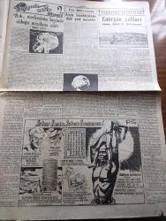 Cumhuriyet Gazetesi - 30 Temmuz 1950 - Savaş hedefi yazan Nadir Nadi Başmakale - Barışseverler Cemiyeti hakkında tahkikat - Behice Boran Adnan Cemgil Vahdettin ve matbaacı Kemal Tevkif edildiler - muhalefet başbakan Adnan Menderes'in demecine cevap veriyor - Belçika ihtilale doğru gidiyor fotoğraf - Celal Bayar yalova'ya geldi - Marmara'da meçhul bir denizaltı yoktur - Kore'de artık ricat edilmeyecek - türkiye-avusturya atletizm karşılaşması - paris'teki komünist Türk talebeleri - diploma alanı hemşireler fotoğraf - haftanın şakaları yazan Burhan Felek - korku yazan Falih Rıfkı Atay - Türkiye güzellik kraliçesi müsabakası Neriman Köksal fotoğraf - posta güvercini yazan Kerime Nadir yazı dizisi - memleketimize İlk defa kadın boks turnuvası Perapalas arkası Eldorado bahçesinde - Beşiktaş Kulübü Başkanı Ekrem Amaç'ın bir teşebbüsü - Müzeyyen Senar Işıl Mefharet Yıldırım Perihan Altındağ Sözeri Cağaloğlu Çiftesaraylar bahçesinde - Üç Silahşörler yazan Alexandre Dumas - Emirgan yalıları