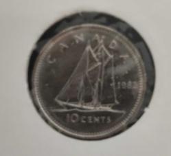 KANADA 10 CENT 1982