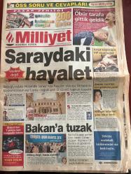 MİLLİYET GAZETESİ DOĞUM GÜNÜ HEDİYESİ - 16 HAZİRAN 2002 -TAM TAKIM 38 SAYFADIR -Haluk Ulusoy-Corrie-Gökalp-Arthur Andersen-Hakan Atalay-Hayati Kaya-Evri̇m Ergi̇n-Sibel Köklü-Bilal Meşe-Hasan Şaş-Yaşar Saygı-Mehmet Demircan-Ortega-Lorant-Aziz Yıldırım-Gilberto Silva-Tayfun-Amaral-Savio-Conceiçaõ-Serdar Bilgili-Hami Mandıralı-Hüseyin Yavuz-Haluk Ulusoy-Beyaz Göl-Sibel Yalın-Kristal-Bilal Meşe-Evrim Ergin-Hakan Atalay-Hayati Kaya-Saraydaki hayalet-Bakan’a tuzak-Türkiye kupayı almalıdır-Troussier memnun-İngiliz fırtınası-Almanya klasiği-Yeni Sambacı Silva-Ortega seferberliği-Kartal kuşatması-Havu zdan bir yılda çıktı Philips’te müdür oldu-Kaya çürüdük etik lazım