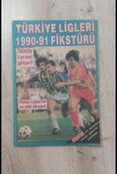 FOTOSPOR 1990 1991 TÜRKİYE FUTBOL LİGİ FİKSTÜRÜ  BEŞİKTAŞ TRABZONSPOR GALATASARAY FENERBAHÇE KARŞIYAKA GAZİANTEP GENÇLERBİRLİĞİ KONYA SARIYER BAKIRKÖY ANKARAGUCÜ BURSASPOR BOLUSPOR AYDINSPOR ADANASPOR ZEYTİNBURNUSPOR KOLEKSIYON NOSTALJİ
