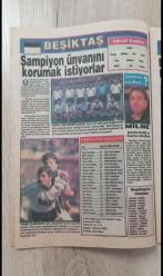 FOTOSPOR 1990 1991 TÜRKİYE FUTBOL LİGİ FİKSTÜRÜ  BEŞİKTAŞ TRABZONSPOR GALATASARAY FENERBAHÇE KARŞIYAKA GAZİANTEP GENÇLERBİRLİĞİ KONYA SARIYER BAKIRKÖY ANKARAGUCÜ BURSASPOR BOLUSPOR AYDINSPOR ADANASPOR ZEYTİNBURNUSPOR KOLEKSIYON NOSTALJİ