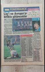 FOTOSPOR 1990 1991 TÜRKİYE FUTBOL LİGİ FİKSTÜRÜ  BEŞİKTAŞ TRABZONSPOR GALATASARAY FENERBAHÇE KARŞIYAKA GAZİANTEP GENÇLERBİRLİĞİ KONYA SARIYER BAKIRKÖY ANKARAGUCÜ BURSASPOR BOLUSPOR AYDINSPOR ADANASPOR ZEYTİNBURNUSPOR KOLEKSIYON NOSTALJİ