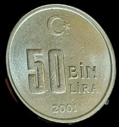 2001 50 Bin Lira