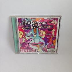 Cd Maroon 5, overexposed albümü. Cd nin arka kağıdında yapışma var. Orijinal. Sorunsuz çalışıyor