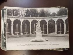 Efemera - KRT157-- -1920'LER FRANSA PARİS VERSAY PARKI SÜTUNLU CADDE KARTPOSTAL - kitantik - kitaLog