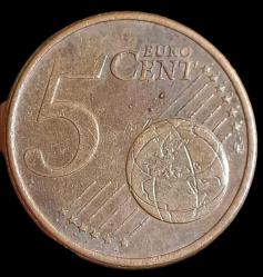 Almanya 2002 F 5 Euro Cent