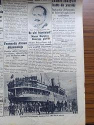 Cumhuriyet Gazetesi - 29 İkinciteşrin (Kasım) 1940 - Yunanistan bir cevaptır yazan Yunus Nadi Başmakale - son karşılaşmada italyanların iki harp gemisi hasara uğramış - akdeniz'deki harekatta büyük rol oynadığı tahmin edilen İngiliz donanmasından meşhur Nelson dridnotunun taretleri borda ateşi vaziyetinde Fotoğrafı - Berlin'de Hitler'e bildirilen Sovyet cevapları - örfi idare komutanı Ali Rıza Artunkal geniş tetkiklere başladı - askeri mahkeme heyeti Dün İstanbul'a geldi - binlerce mayın fırtınadan İsveç sahillerine düşerek tahribat yapıyor - siyasi katliam 67 eski nazırı kendi gardiyanları katletmişler - bükreş'te tedhiş Demir muhafızlar profesör Yorgayı da öldürdüler - sabotaj norveç'te yolları bozmak için dağlar yerinden oynatıldı - karartmalar için yarın Radyo ile halka son talimat verilecek - Fransa'da Alman düşmanlığı - taarruz'dan evvel Arnavutluk limanlarına ihraç edilen İtalyan askerleri fotoğraf - küçük hikaye karanlıkta Hadiye İclal - ekmek fiyatlarına zam yapılacak mı