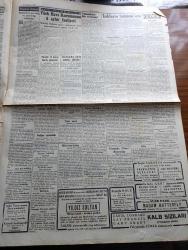 Cumhuriyet Gazetesi - 29 İkinciteşrin (Kasım) 1940 - Yunanistan bir cevaptır yazan Yunus Nadi Başmakale - son karşılaşmada italyanların iki harp gemisi hasara uğramış - akdeniz'deki harekatta büyük rol oynadığı tahmin edilen İngiliz donanmasından meşhur Nelson dridnotunun taretleri borda ateşi vaziyetinde Fotoğrafı - Berlin'de Hitler'e bildirilen Sovyet cevapları - örfi idare komutanı Ali Rıza Artunkal geniş tetkiklere başladı - askeri mahkeme heyeti Dün İstanbul'a geldi - binlerce mayın fırtınadan İsveç sahillerine düşerek tahribat yapıyor - siyasi katliam 67 eski nazırı kendi gardiyanları katletmişler - bükreş'te tedhiş Demir muhafızlar profesör Yorgayı da öldürdüler - sabotaj norveç'te yolları bozmak için dağlar yerinden oynatıldı - karartmalar için yarın Radyo ile halka son talimat verilecek - Fransa'da Alman düşmanlığı - taarruz'dan evvel Arnavutluk limanlarına ihraç edilen İtalyan askerleri fotoğraf - küçük hikaye karanlıkta Hadiye İclal - ekmek fiyatlarına zam yapılacak mı